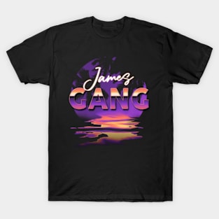 Thanksgiving Name Vintage James Styles Purple 70s 80s 90s T-Shirt